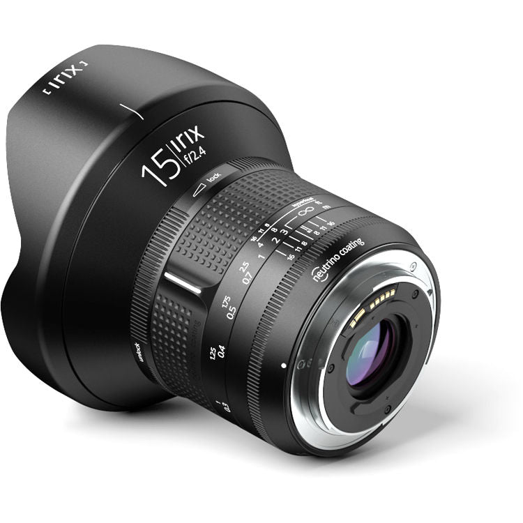 Lente IRIX 15mm f/2.4 Firefly - vista trasera