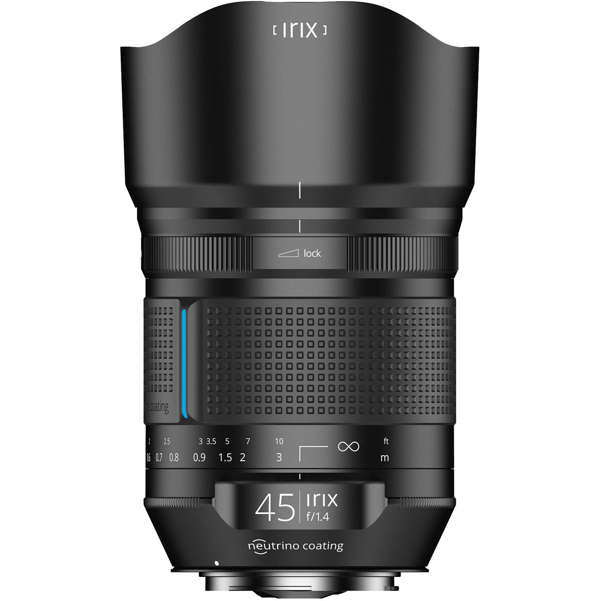Lente IRIX 45mm f/1.4 - vista frontal