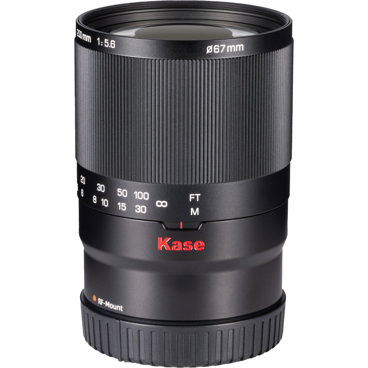 Lente Kase 200mm f/5.6 MC Reflex Mirror (Canon EOS RF) - vista principal