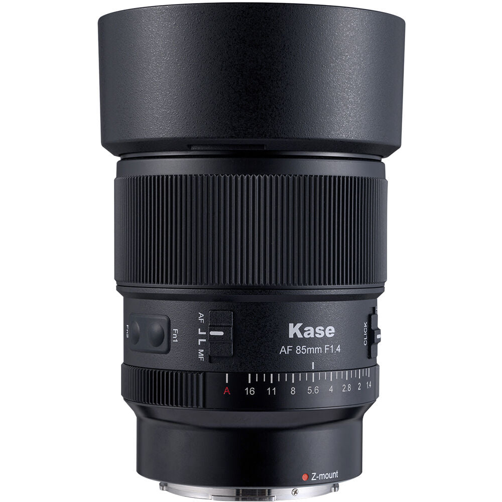 Lente Kase 85mm f/1.4 AF - vista trasera