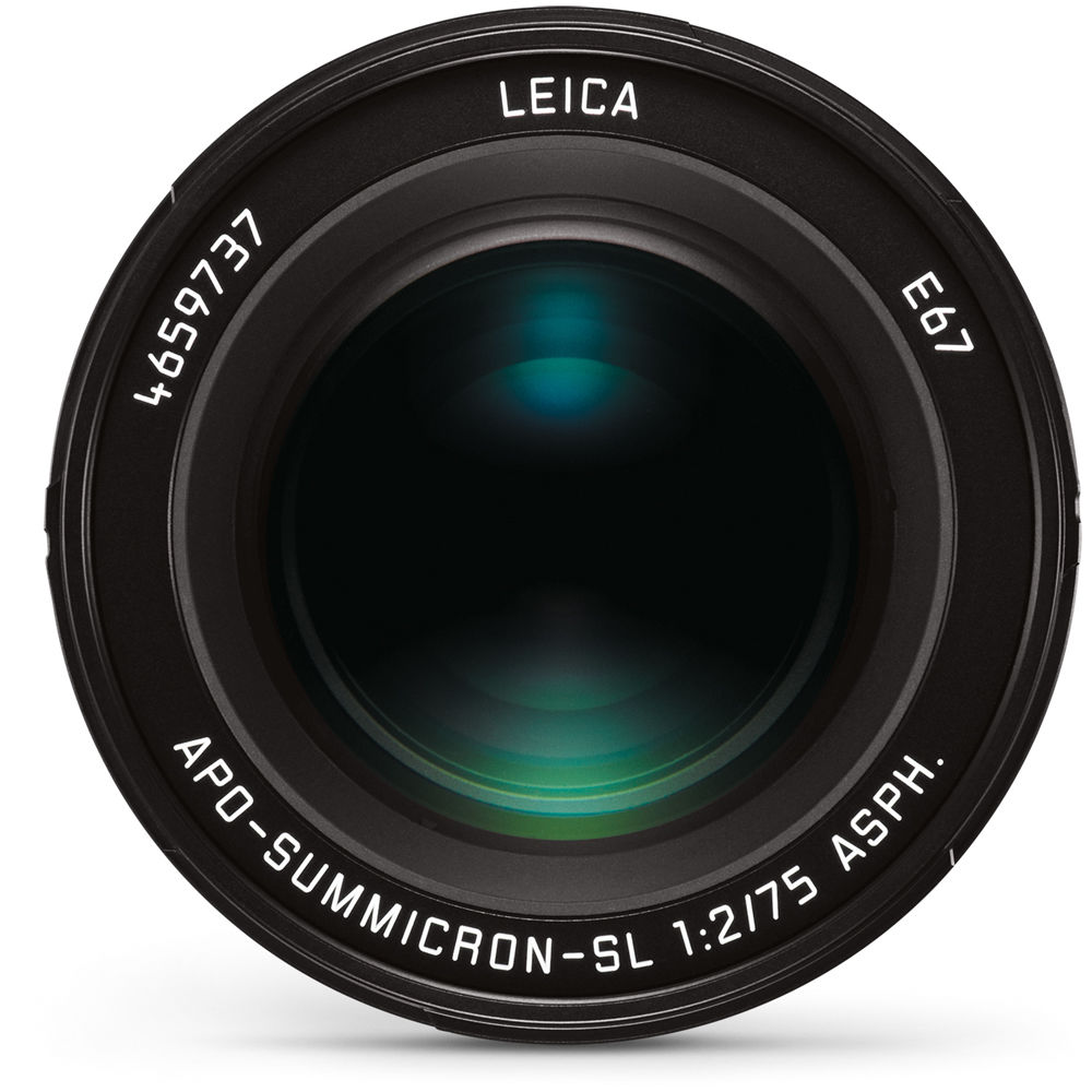 Lente Leica APO-Summicron-SL 75mm f/2 ASPH. - vista trasera