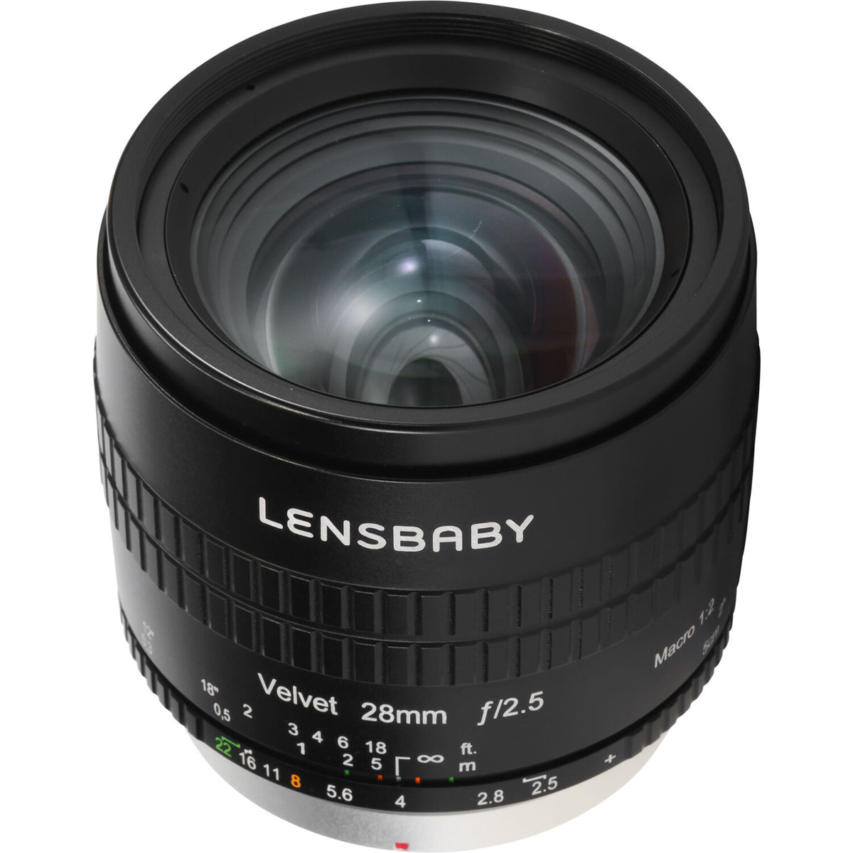 Lente Lensbaby Velvet 28mm f/2.5 (Negro) - puertos y conexiones