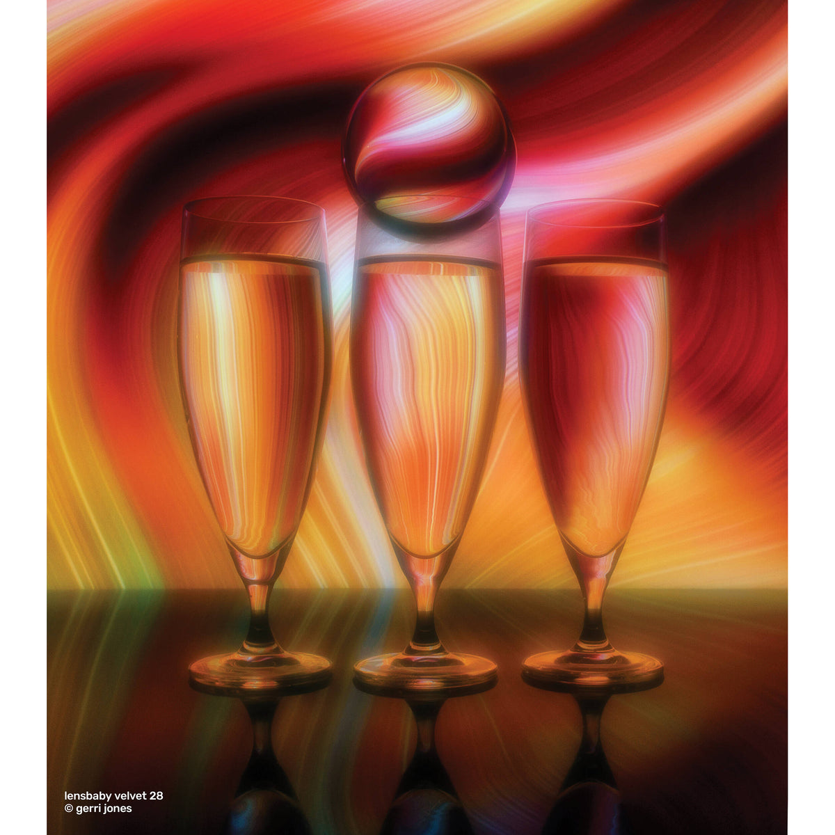 Lente Lensbaby Velvet 28mm f/2.5 (Negro) - contenido de la caja
