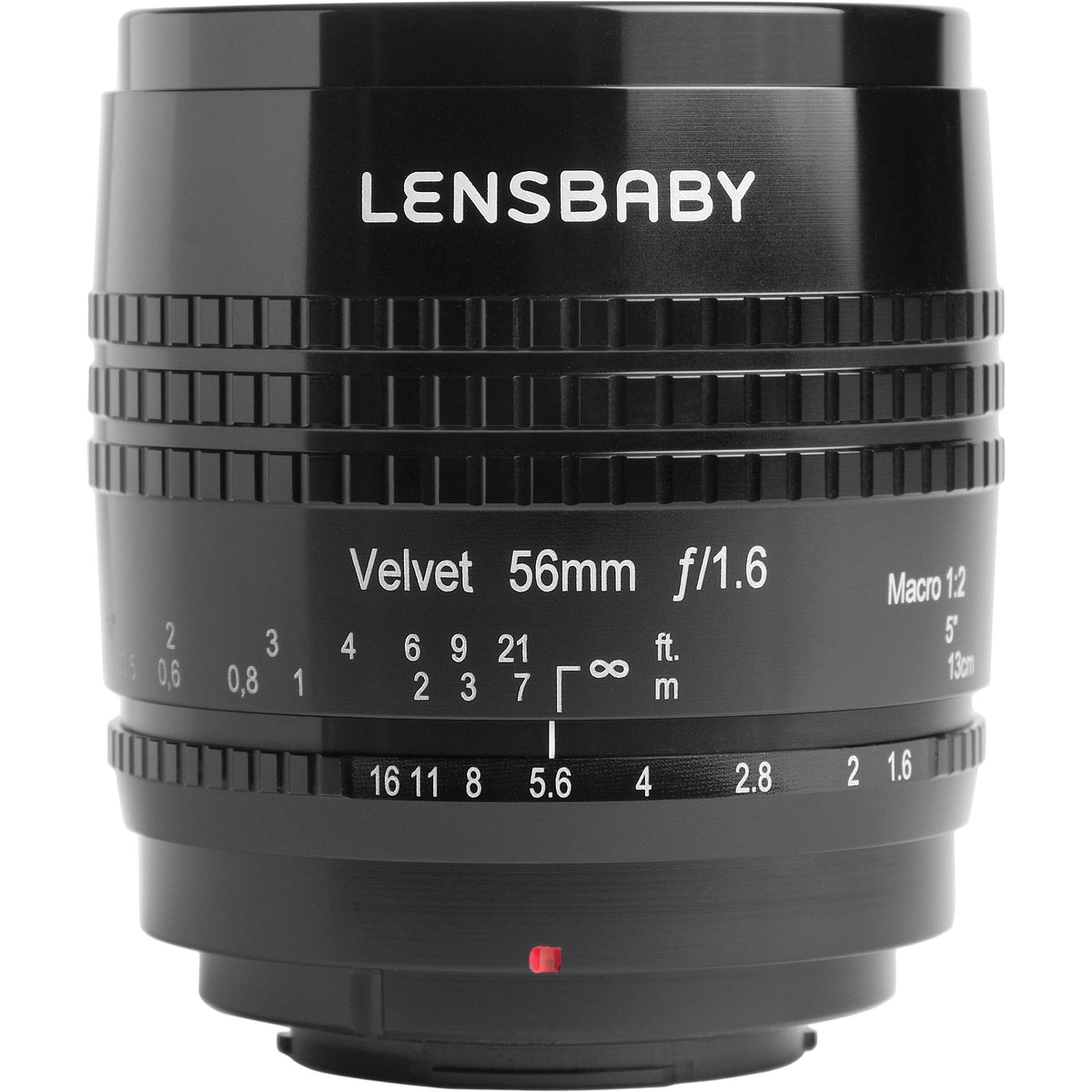 Lente Lensbaby Velvet 56mm f/1.6 (Negro) - vista principal