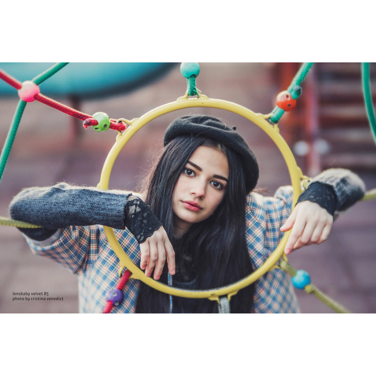 Lente Lensbaby Velvet 85mm f/1.8 - contenido de la caja