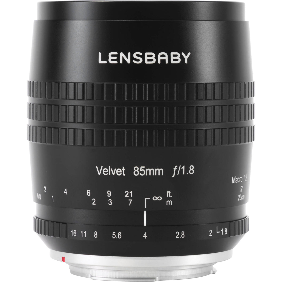 Lente Lensbaby Velvet 85mm f/1.8 (Negro) - vista principal