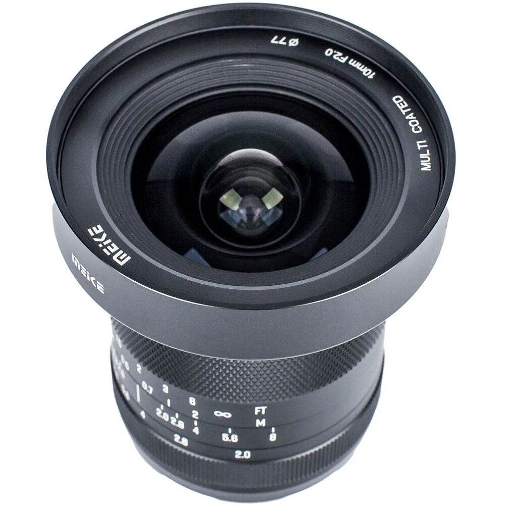 Lente Meike 10mm f/2 APS-C Manual Focus para FUJI X - vista principal