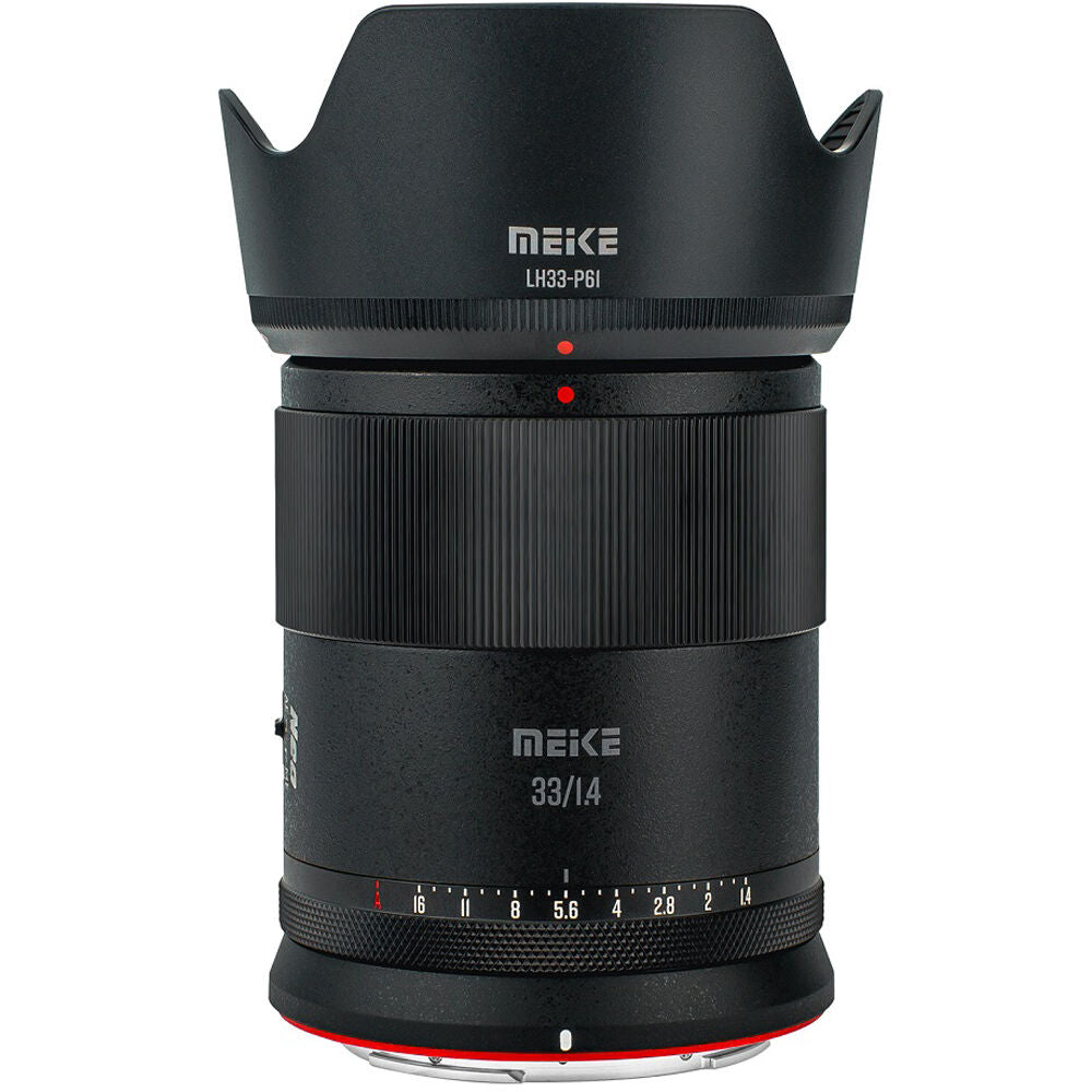 Lente Meike 33mm f/1.4 AF - vista principal