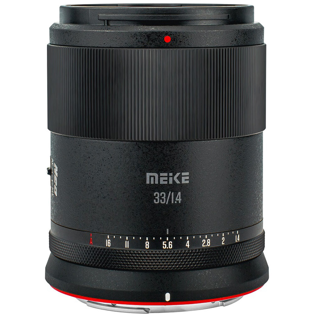 Lente Meike 33mm f/1.4 AF - vista trasera