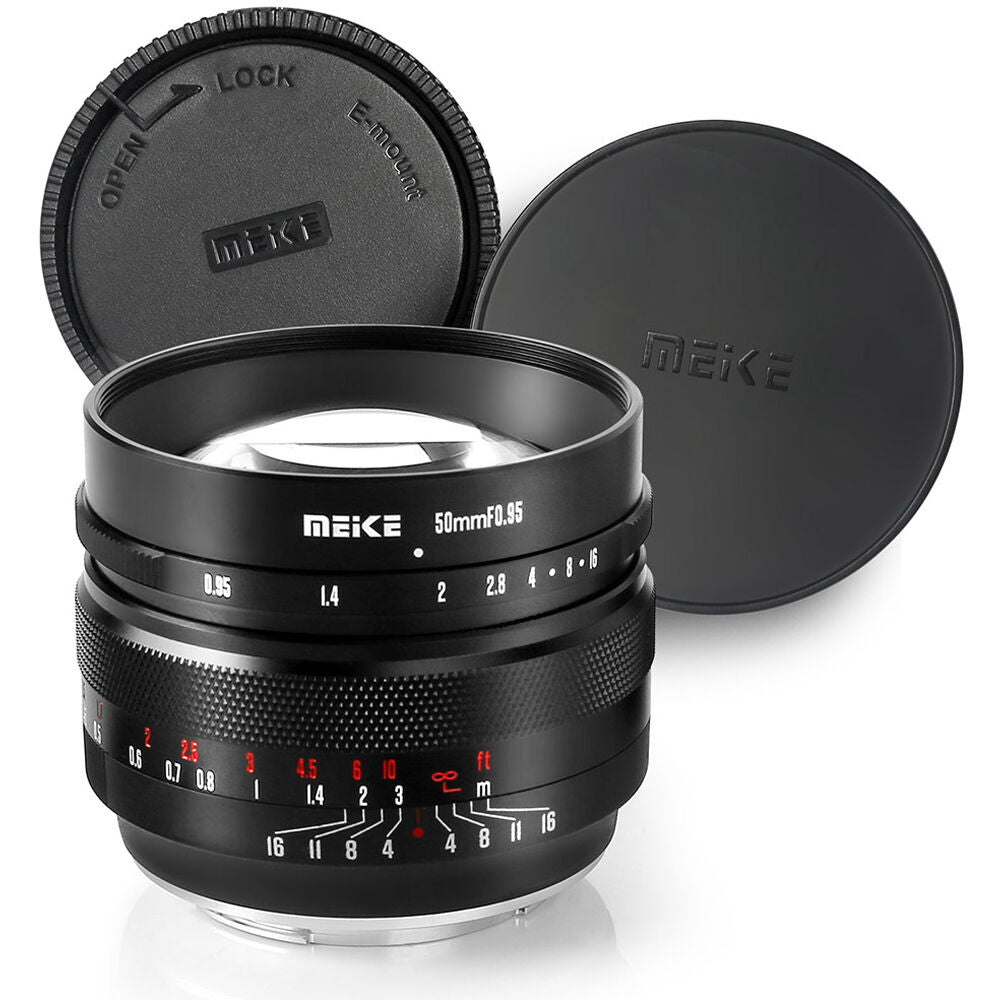 Lente Meike 50mm f/0.95 - vista trasera