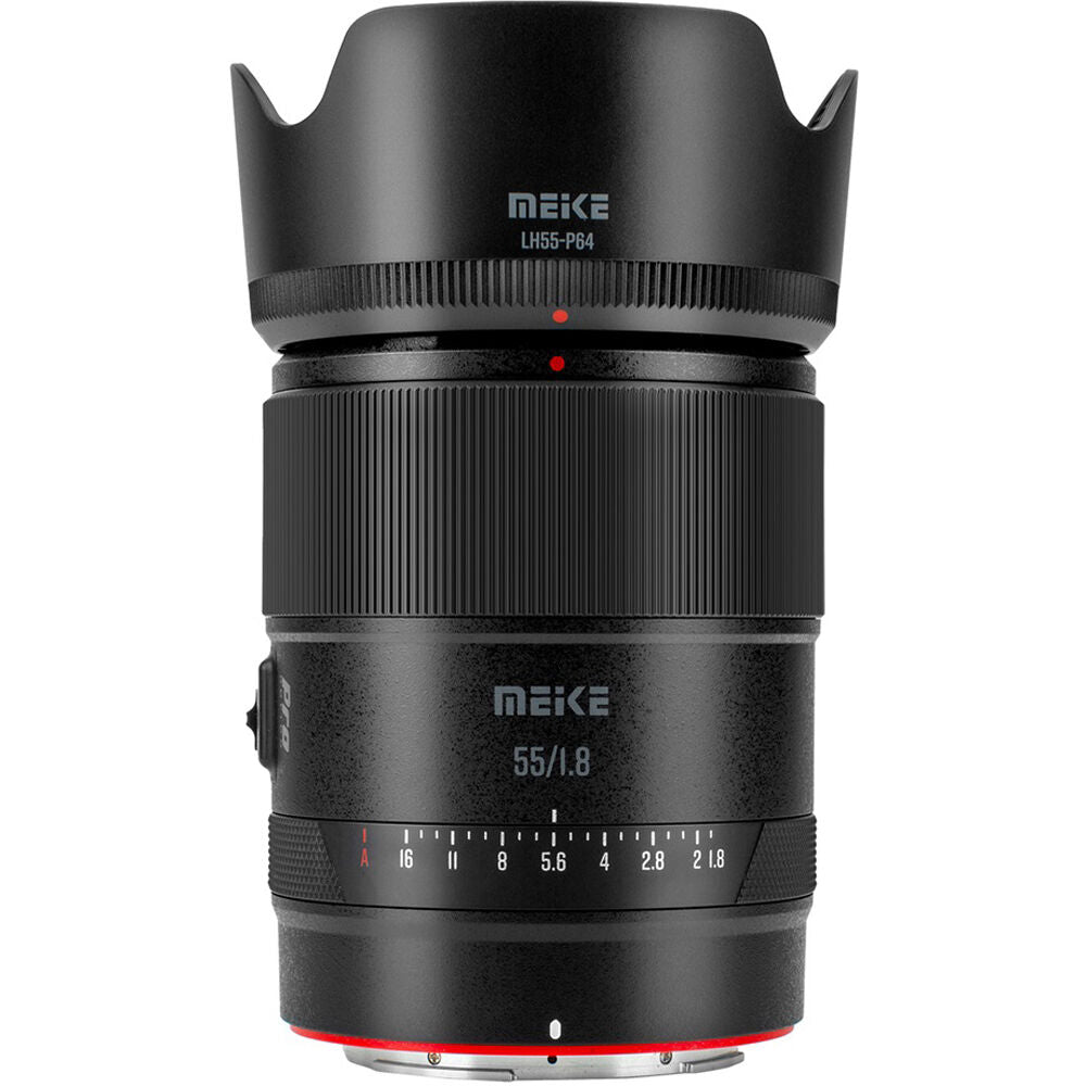 Lente Meike 55mm f/1.8 Pro AF - en uso