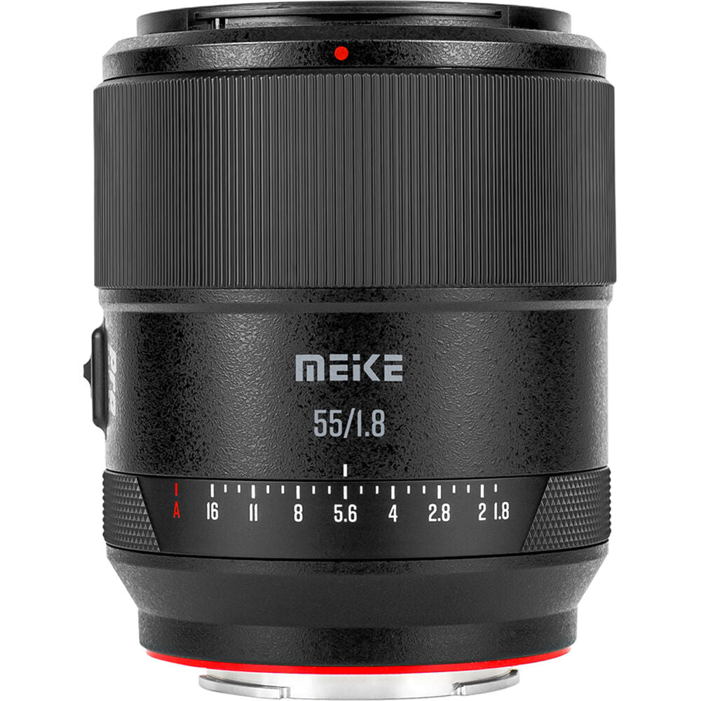 Lente Meike 55mm f/1.8 Pro AF (L) - puertos y conexiones
