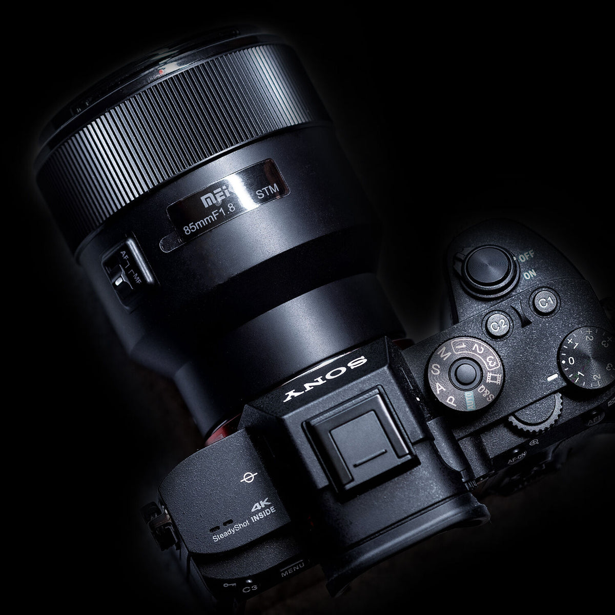 Lente Meike 85mm f/1.8 Full Frame AF - en uso
