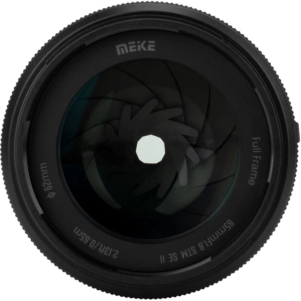 Lente Meike 85mm f/1.8 SE Mark II - vista trasera