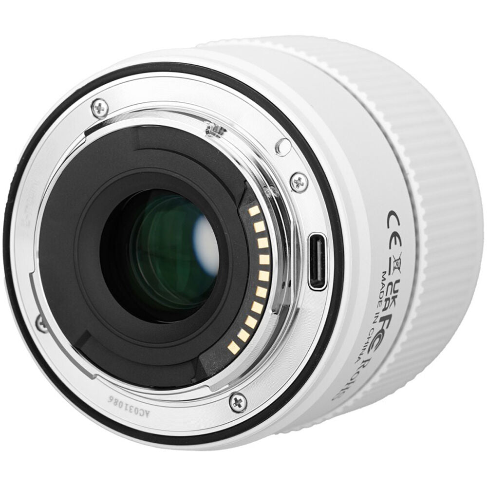 Lente Meike AF 56mm f/1.7 Air (Blanco) - en uso