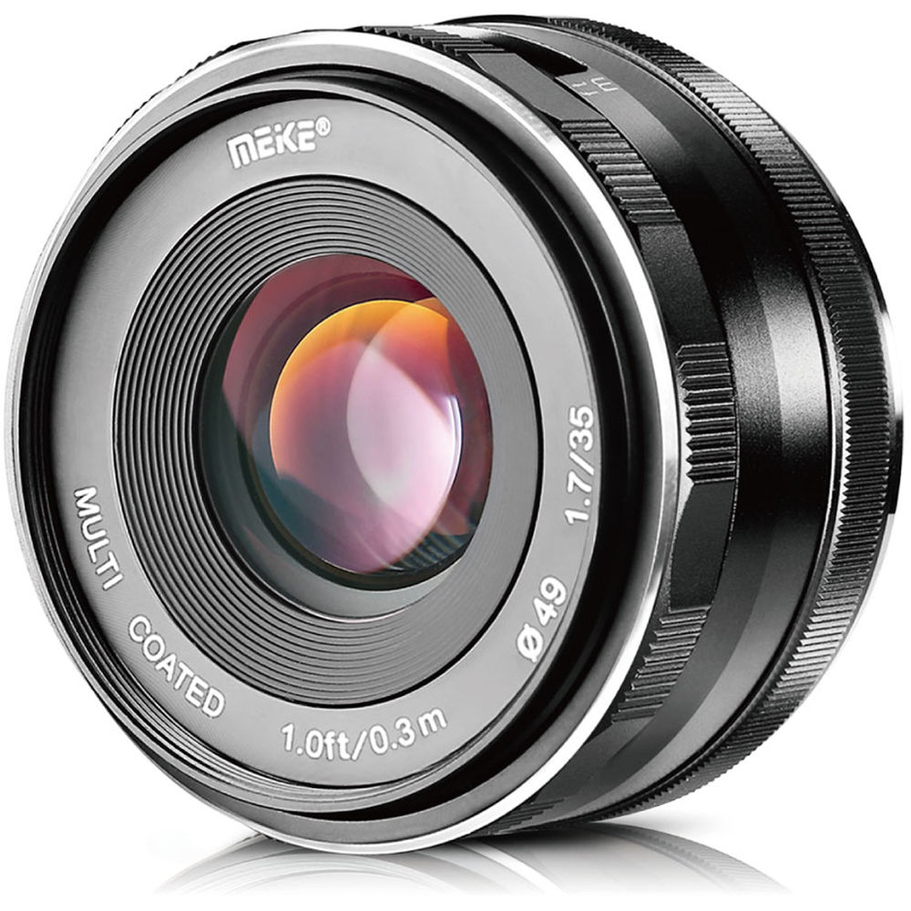 Lente Meike MK-35mm f/1.7 - vista frontal