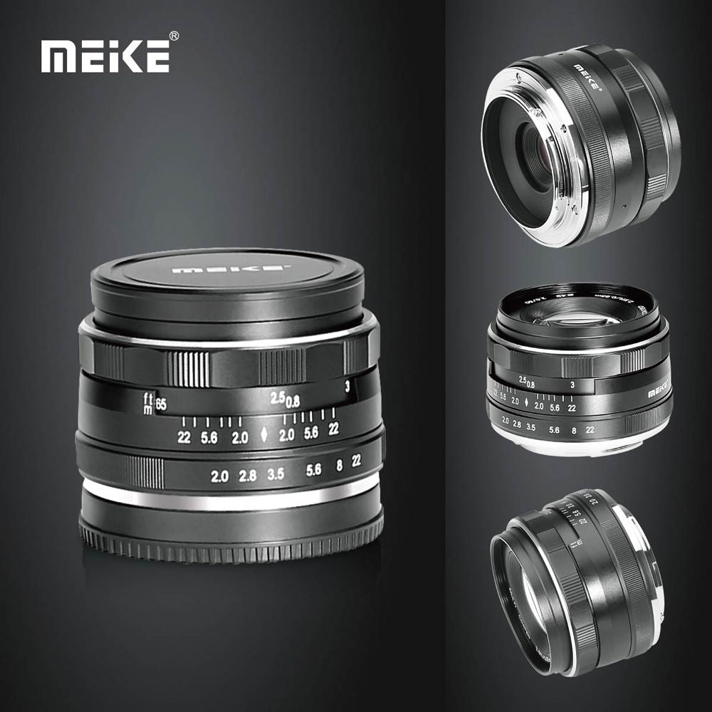 Lente Meike MK-50mm f/2 - vista trasera