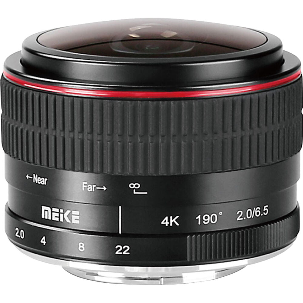 Lente Meike MK-6.5mm f/2 Circular Fisheye - vista principal