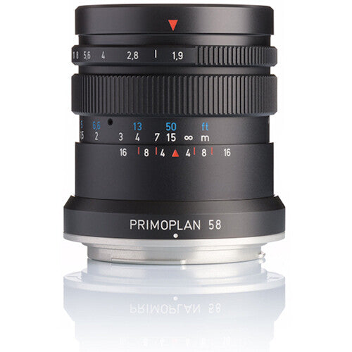 Lente Meyer-Optik Gorlitz Primoplan 58mm f/1.9 II - vista principal