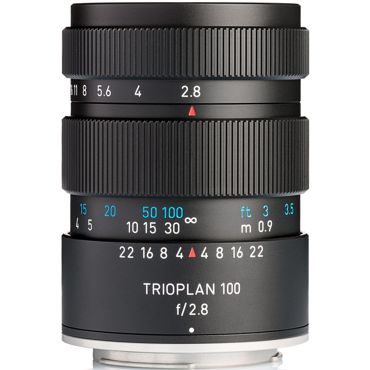 Lente Meyer-Optik Gorlitz Trioplan 100mm f/2.8 II (Negro) - vista principal
