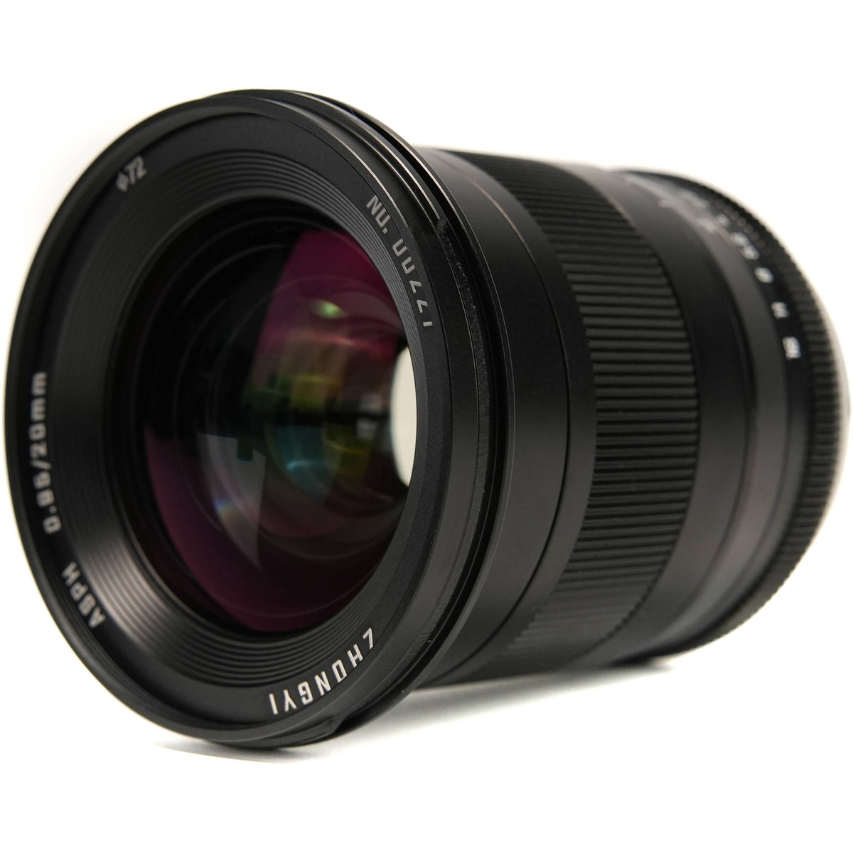 Lente Mitakon Zhongyi Speedmaster 20mm f/0.95 - vista trasera