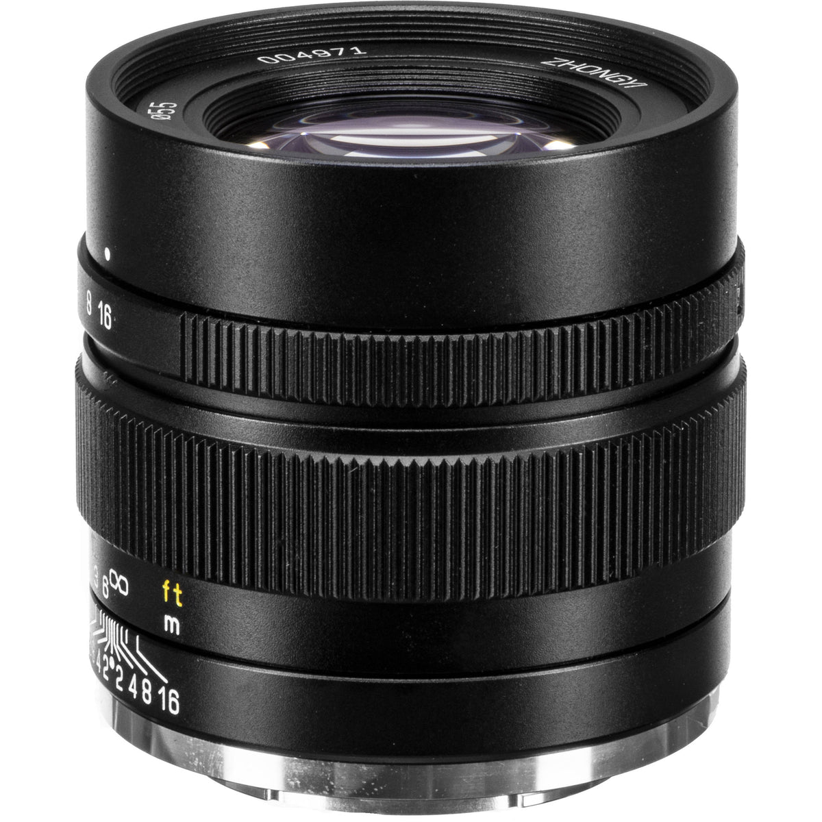 Lente Mitakon Zhongyi Speedmaster 35mm f/0.95 Mark II (Negro) - vista frontal