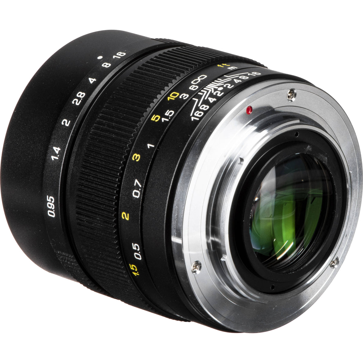 Lente Mitakon Zhongyi Speedmaster 35mm f/0.95 Mark II (Negro) - vista lateral
