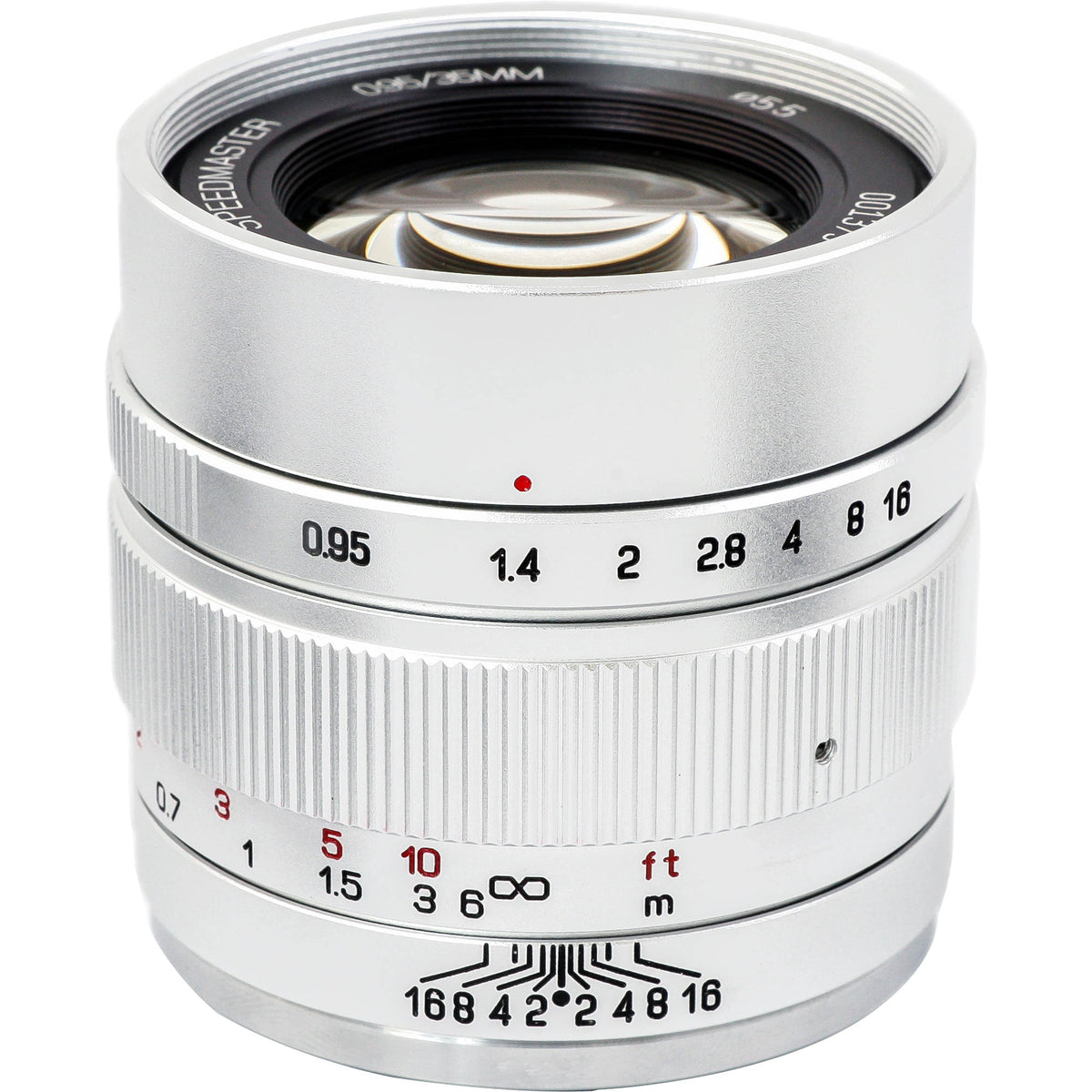 Lente Mitakon Zhongyi Speedmaster 35mm f/0.95 Mark II (Plateado) - vista principal