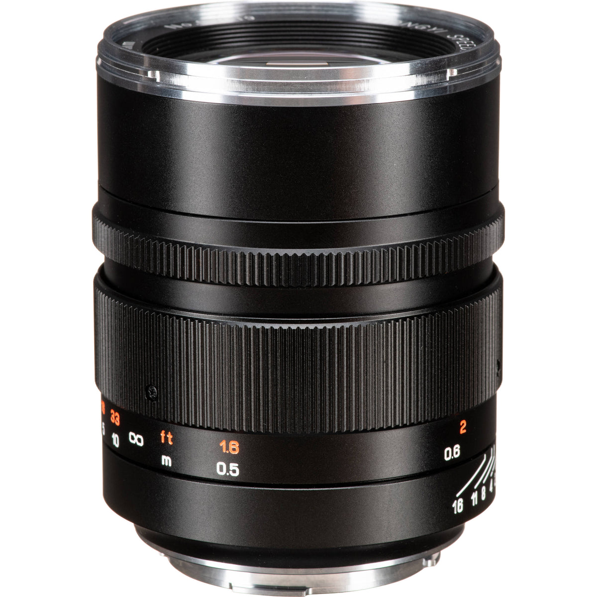 Lente Mitakon Zhongyi Speedmaster 50mm f/0.95 III - vista lateral