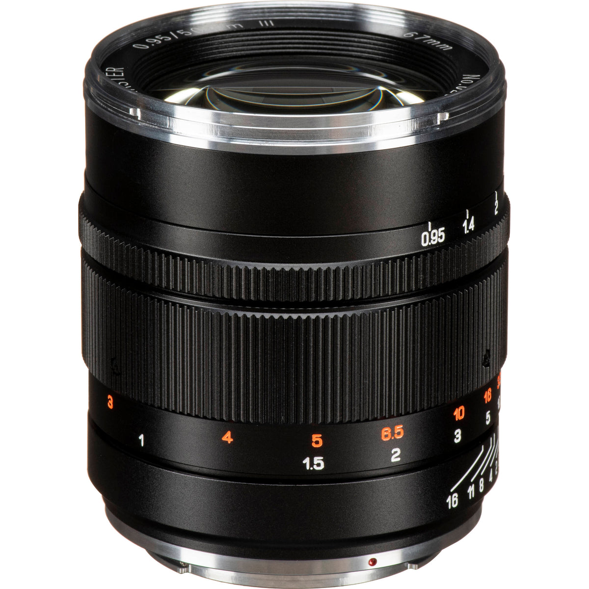 Lente Mitakon Zhongyi Speedmaster 50mm f/0.95 III para - vista lateral