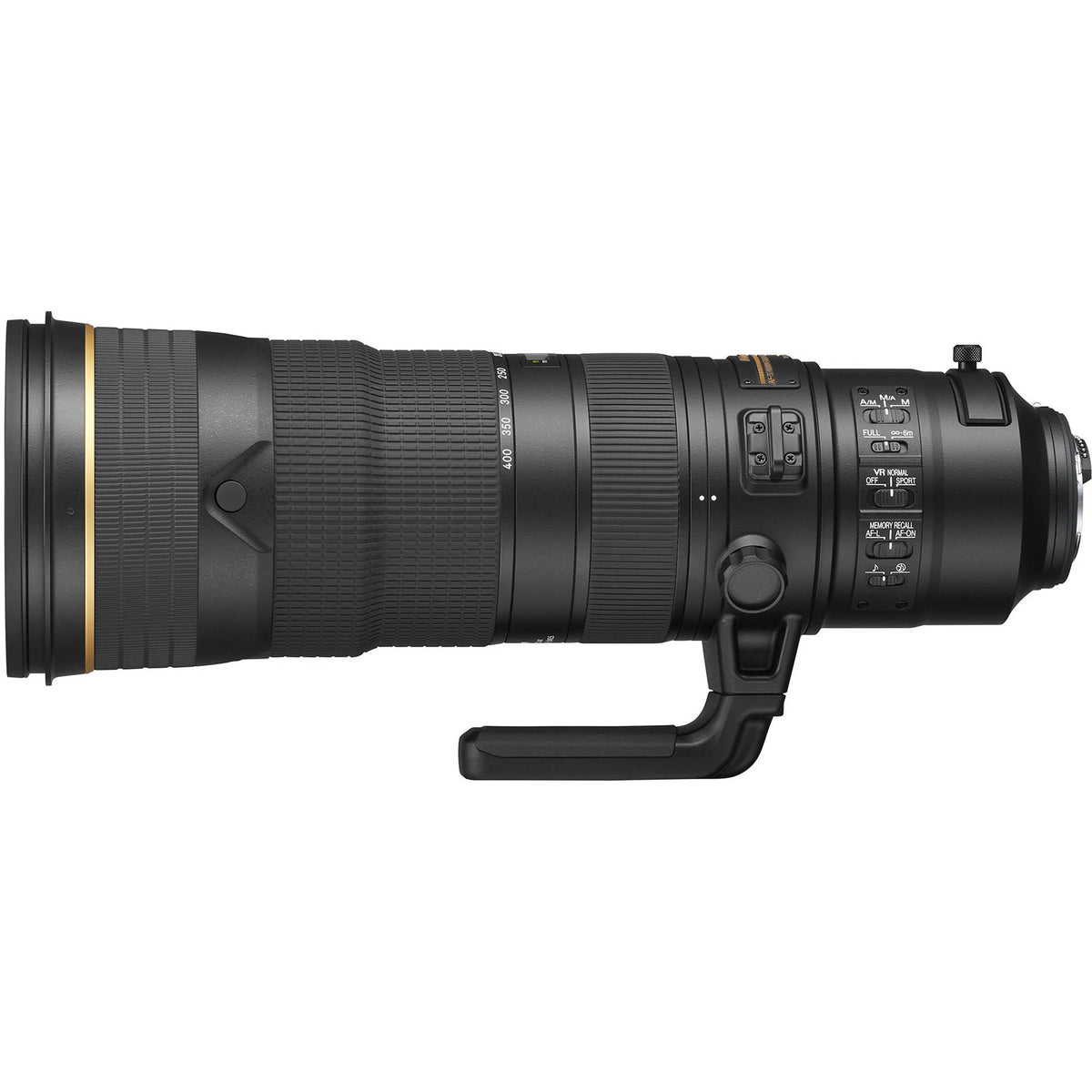 Lente Nikon AF-S NIKKOR 180-400mm f/4E TC1.4 FL ED VR - vista frontal