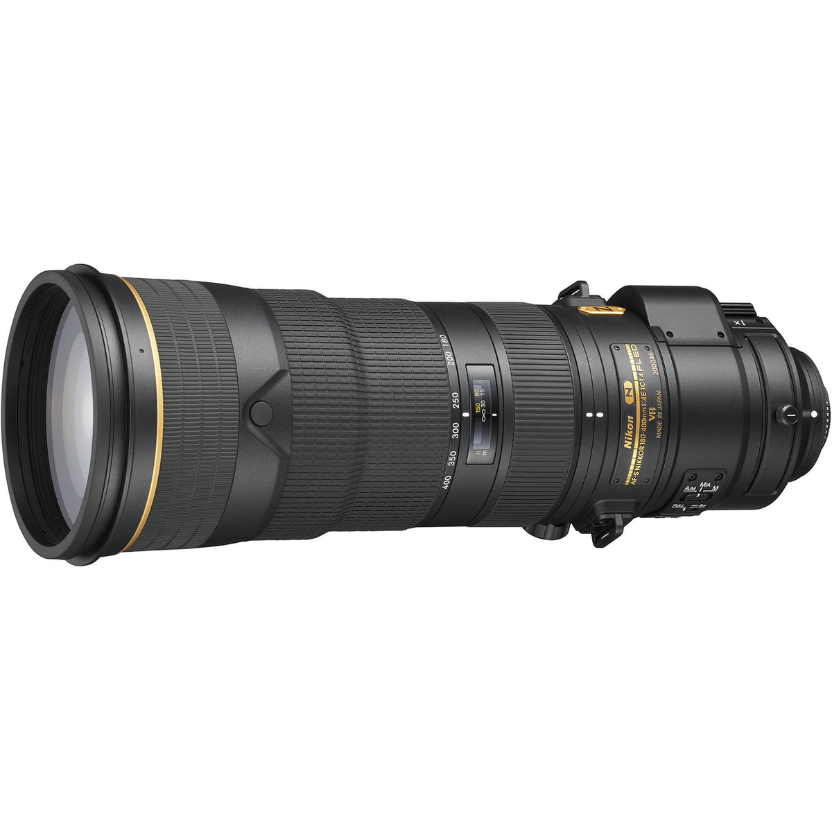 Lente Nikon AF-S NIKKOR 180-400mm f/4E TC1.4 FL ED VR - vista trasera