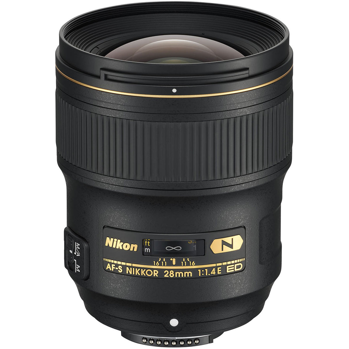 Lente Nikon AF-S NIKKOR 28mm f/1.4E ED - vista principal