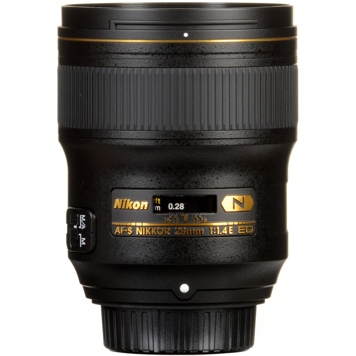 Lente Nikon AF-S NIKKOR 28mm f/1.4E ED - vista trasera