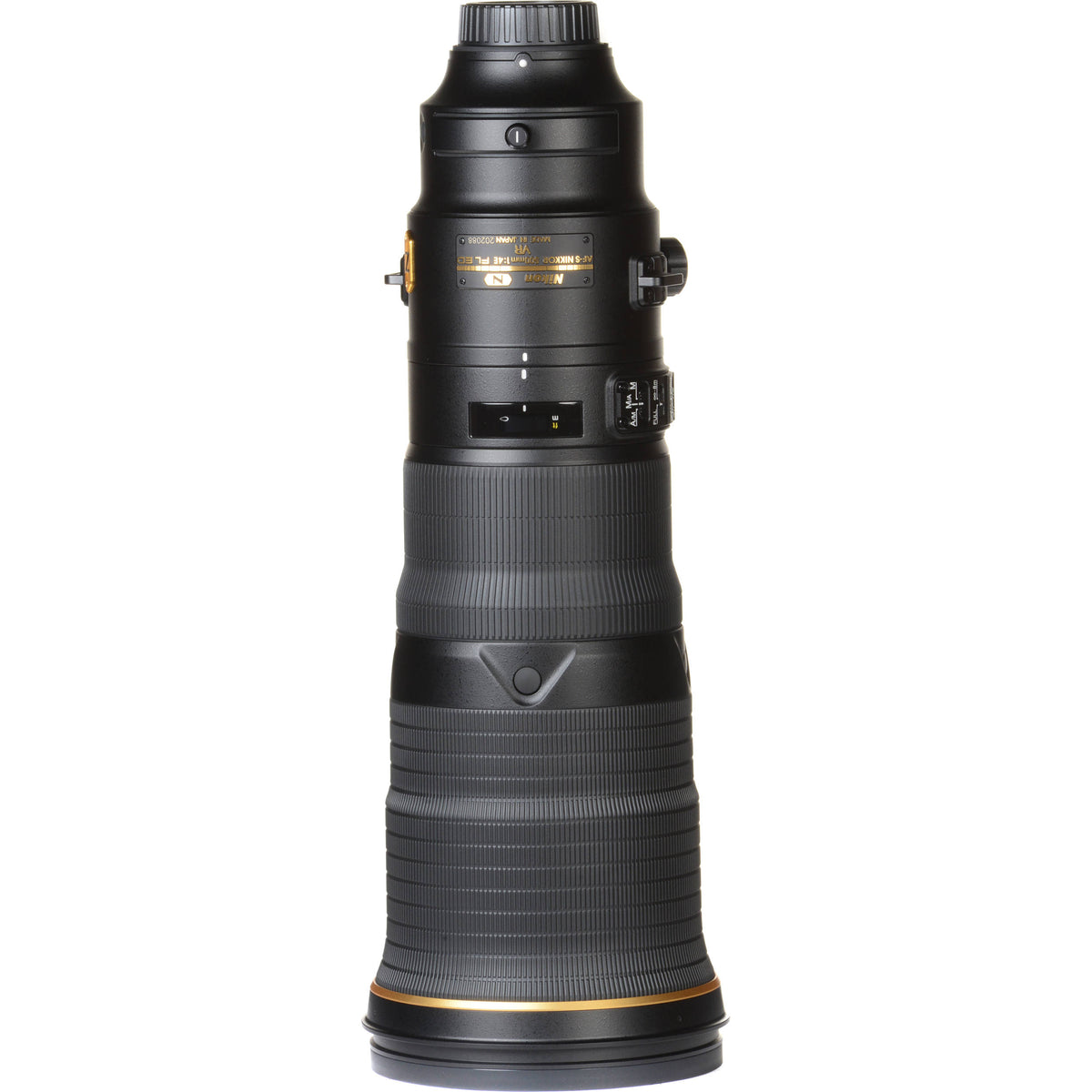 Lente Nikon AF-S NIKKOR 500mm f/4E FL ED VR - contenido de la caja