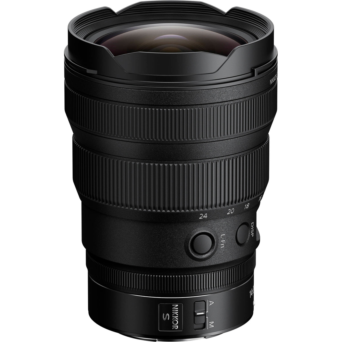 Lente Nikon NIKKOR Z 14-24mm f/2.8 S - vista frontal