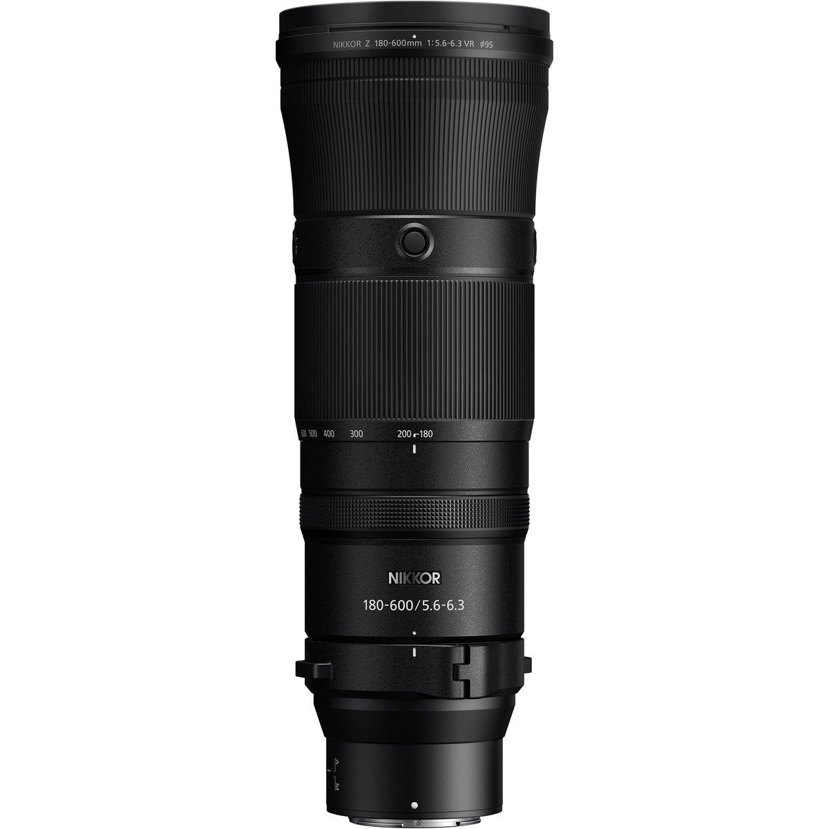 Lente Nikon NIKKOR Z 180-600mm f/5.6-6.3 VR - vista frontal