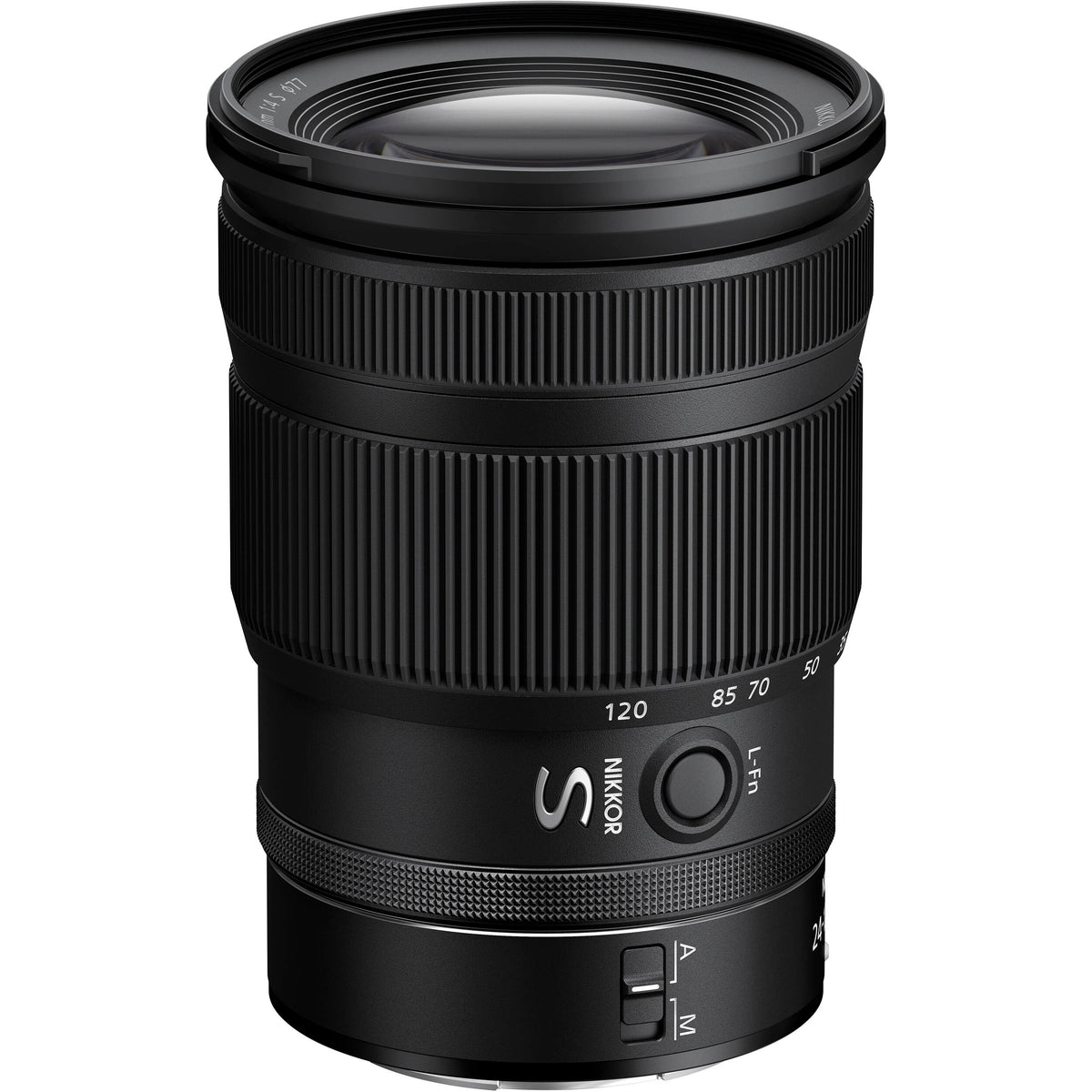 Lente Nikon NIKKOR Z 24-120mm f/4 S - vista frontal