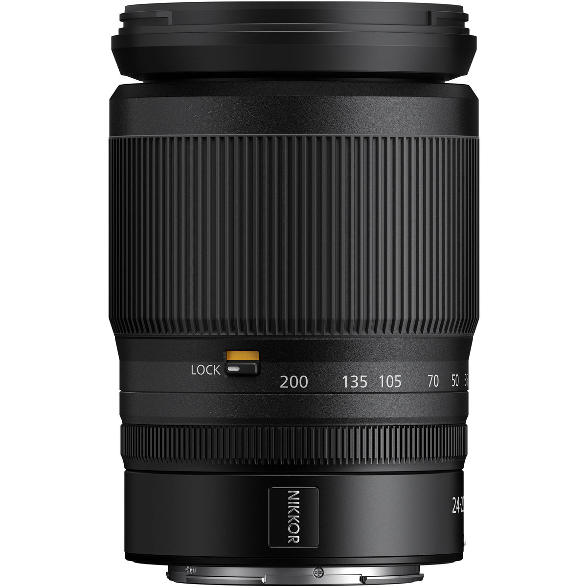 Lente Nikon NIKKOR Z 24-200mm f/4-6.3 VR - vista frontal