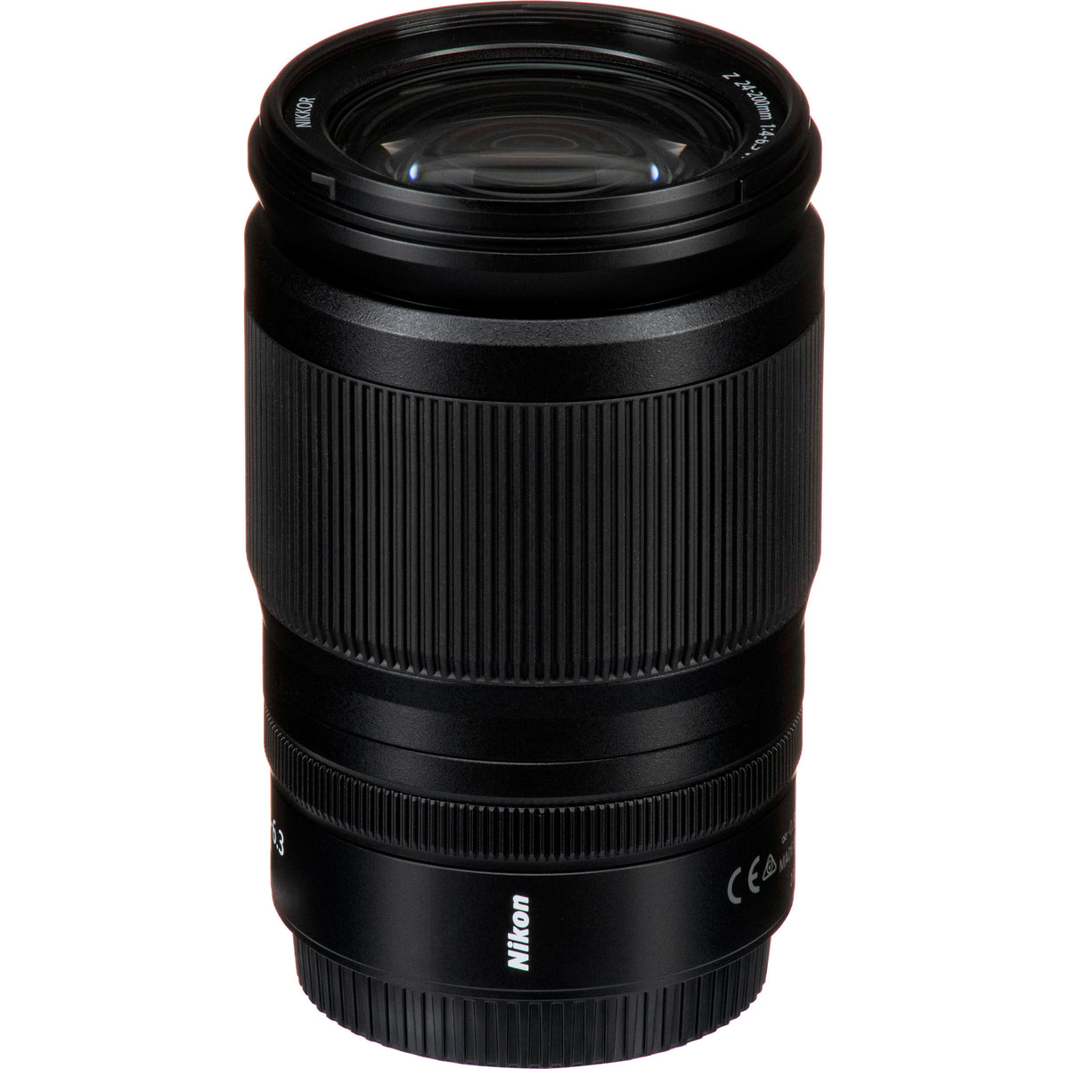 Lente Nikon NIKKOR Z 24-200mm f/4-6.3 VR - vista lateral