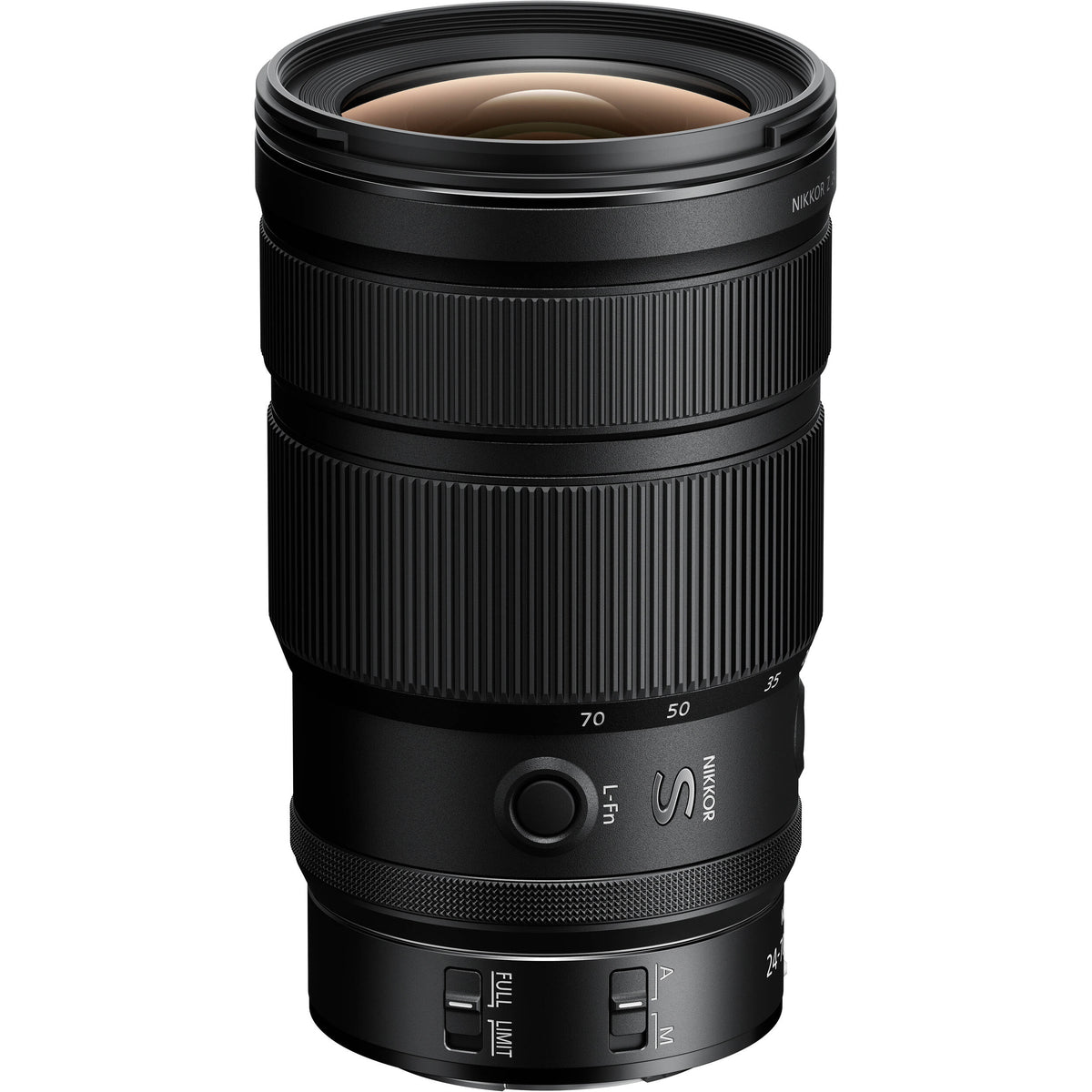 Lente Nikon NIKKOR Z 24-70mm f/2.8 S II - vista frontal