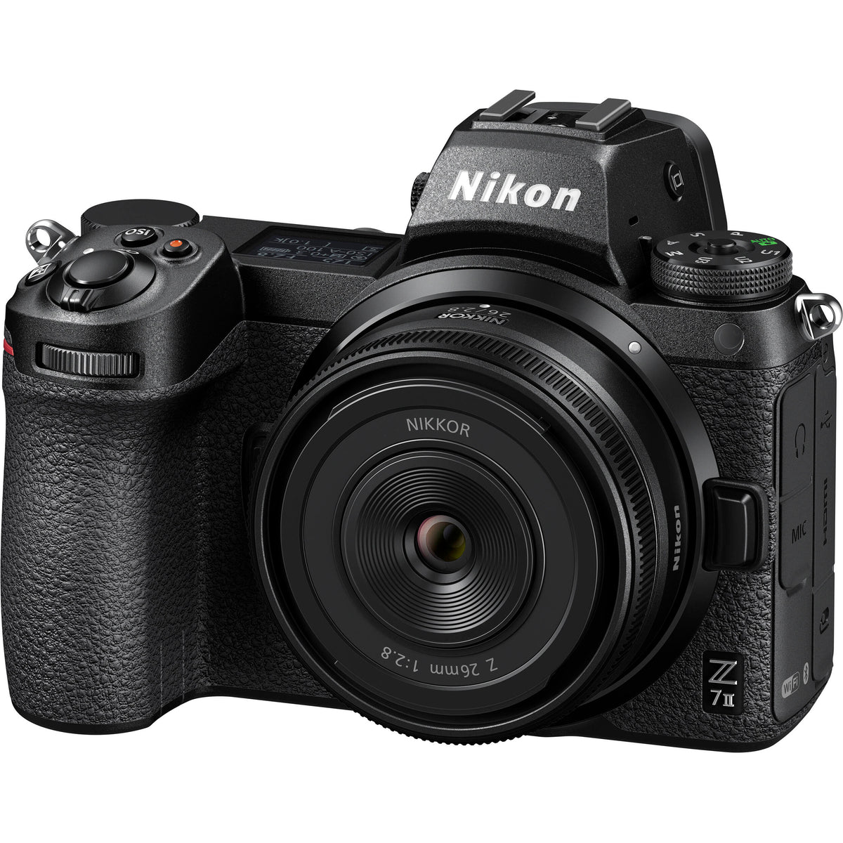 Lente Nikon NIKKOR Z 26mm f/2.8 - vista lateral