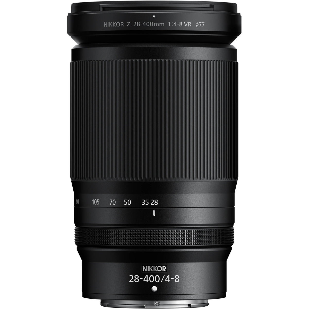 Lente Nikon NIKKOR Z 28-400mm f/4-8 VR - vista frontal