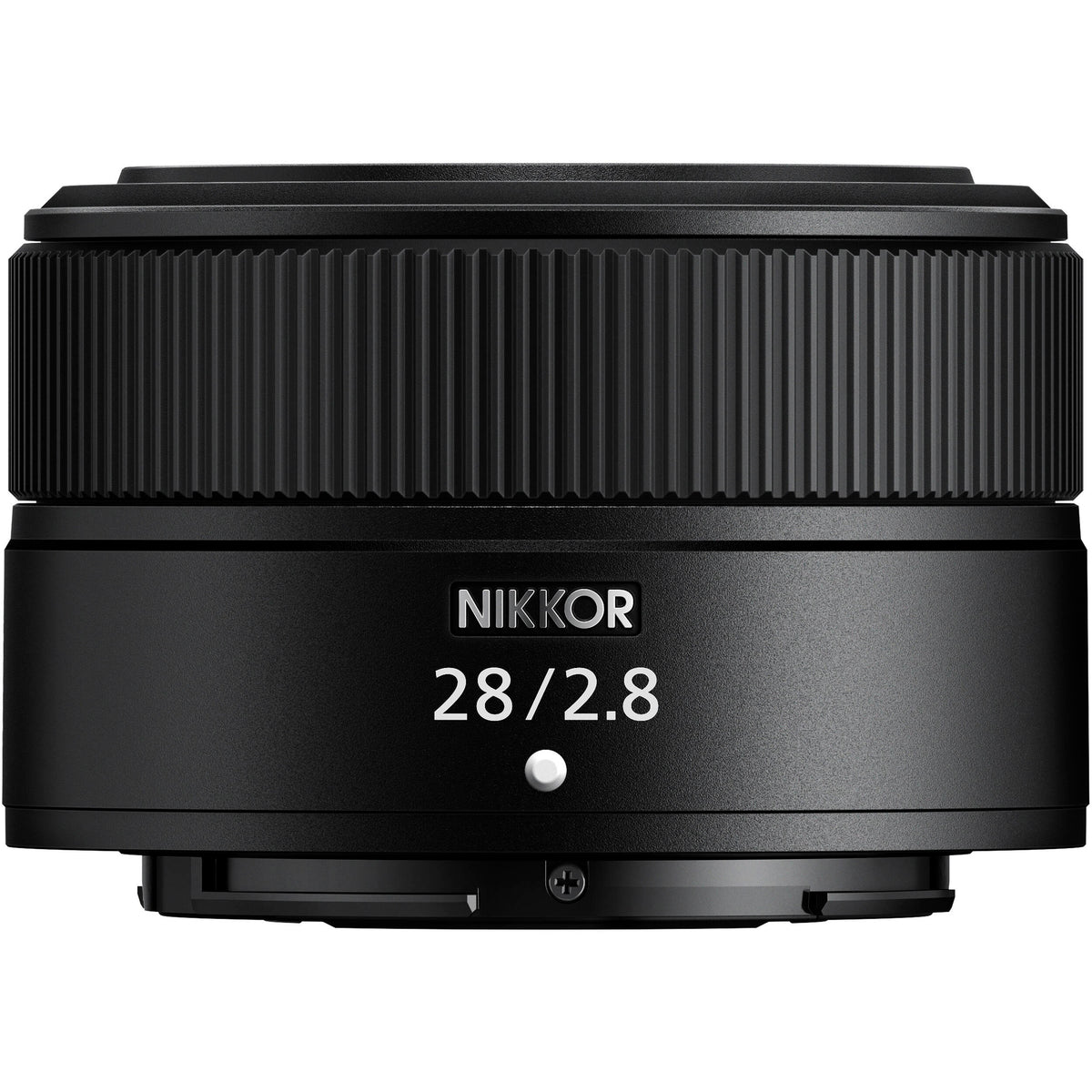 Lente Nikon NIKKOR Z 28mm f/2.8 - vista frontal