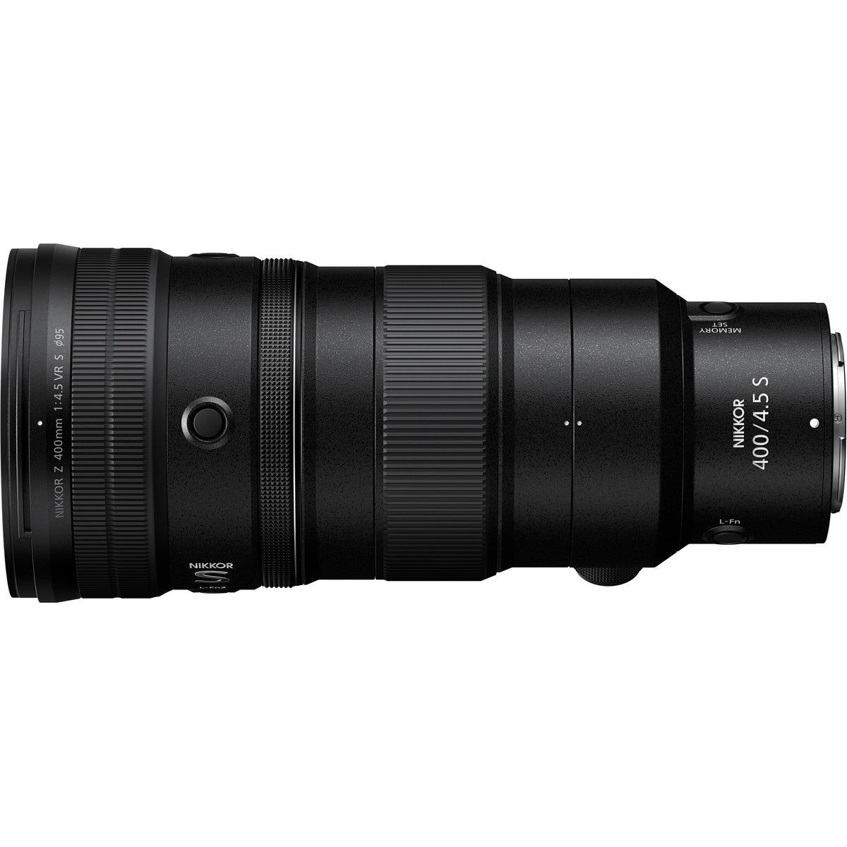 Lente Nikon NIKKOR Z 400mm f/4.5 VR S - vista frontal