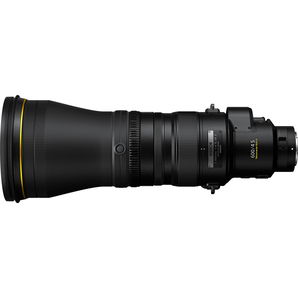 Lente Nikon NIKKOR Z 600mm f/4 TC VR S - vista frontal