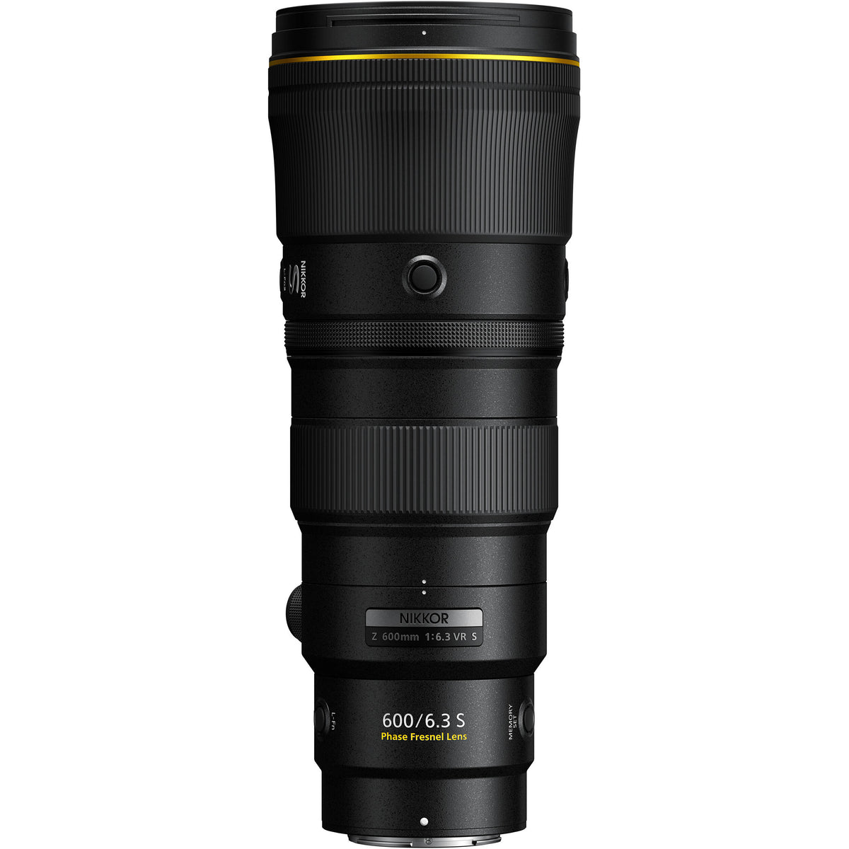 Lente Nikon NIKKOR Z 600mm f/6.3 VR S - vista frontal