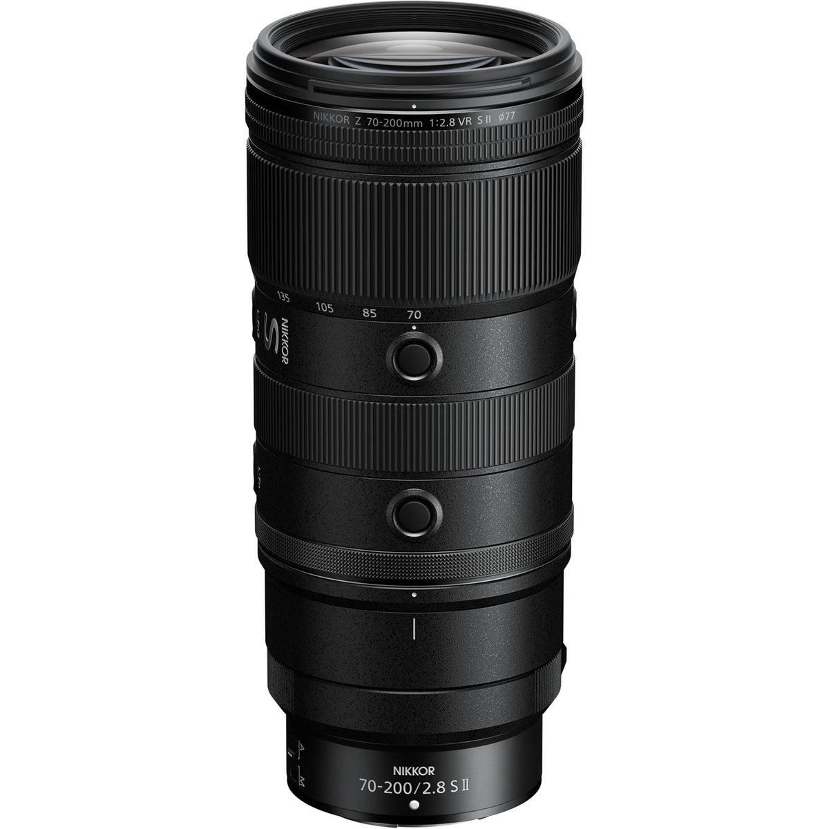 Lente Nikon NIKKOR Z 70-200mm f/2.8 VR S II - vista lateral