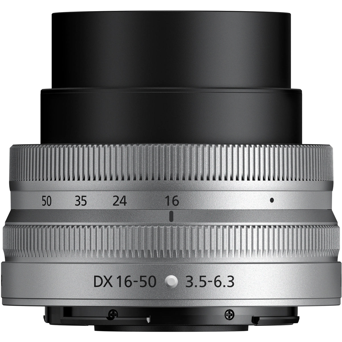 Lente Nikon NIKKOR Z DX 16-50mm f/3.5-6.3 VR (Plateado) - vista trasera