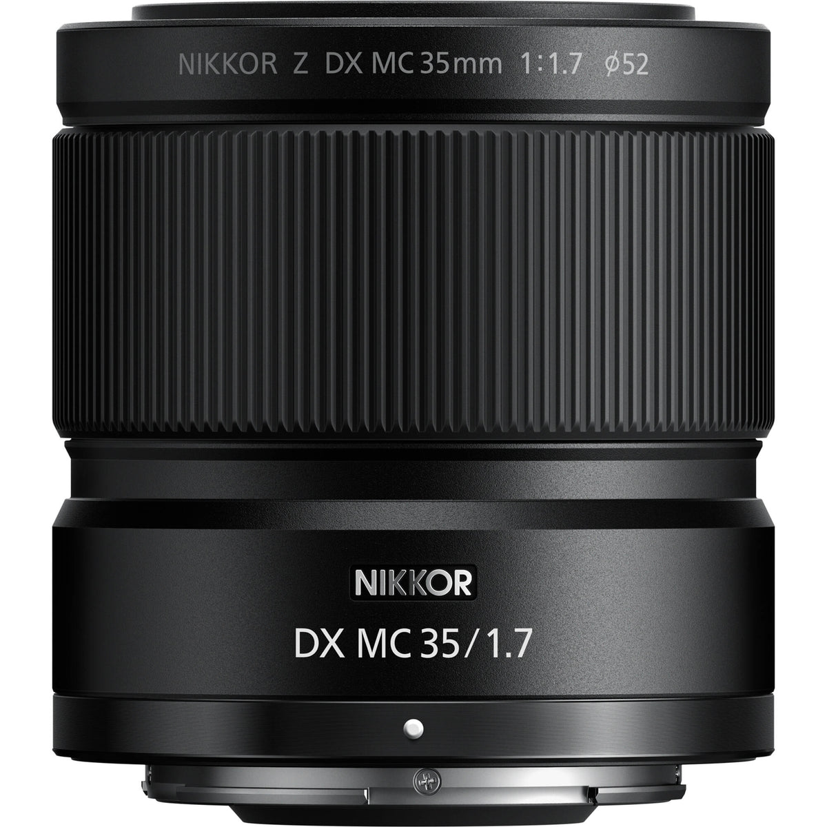 Lente Nikon NIKKOR Z DX MC 35mm f/1.7 - vista lateral